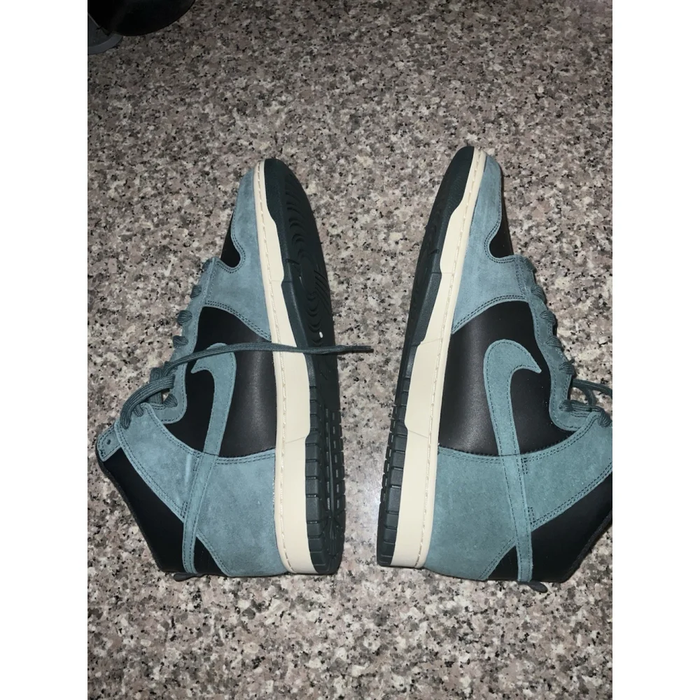 Size 12 - Nike Dunk High Black/Faded Spruce